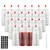 22 Pack of 4oz Squeeze Bottles- Plastic Small Condiment Squeeze Bottle with Red Caps - for Sauces- Icing- Cookie Decorating- Crafts- Liquid