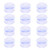 ifundom Double Sided Suction Cup- 12 Pack 30mm PVC Suction Cups for Glass Table Top- Double Sided Glass Table Bumpers- Transparent Table spacers for Home Hanging Kit