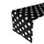 KS LINENS Black and White Polka Dot Table Runner 13"x72"