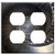 Double Duplex Outlet Wall Plate Cover - Lighthouse Stairs Circular Steps Stairway Pattern