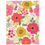 Amscan Coral Floral Plastic Table Cover- 54" x 102"- 1 piece