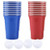 Niiyen Cup Pong Game Set-Pong Set Beer Pong Drinking Game Set Beer Pong Cups?22 Cups 4 Ping?Pong Balls for Outdoor Parties- Bbqs-Tailgating- Group Events- Camping -Blue-