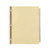Staples 153858 Big Tab Insertable Paper Dividers 5-Tab Clear -13486/11110-