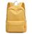 Tom Clovers Canvas Backpack Rucksack Weekender Bag Laptop Bag School Backpack Yellow