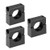 uxcell Corrugated Tube Holder AD21.2 Plastic Mounting Bracket Pipe Clamp Clips with Double Struts 3Pcs