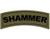 LPF USA Magnet Green Shammer Tab Shaped Magnetic Sticker -Army Military Lazy-