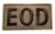 Explosive Ordnance Disposal Tab EOD Military Hook Loop Tactics Morale Embroidered Patch -color1-