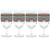 Fiesta Slate Stripe 15-Ounce All Purpose Goblet Glass (Set of 4)