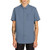 Volcom Men's Everett Oxford Modern Fit Woven Short Sleeve Shirt Indigo
