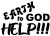 Check Custom Design Earth to God - Help  Decal -Halo Gold- 4" W-