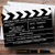Hollywood Movie Clapboard Clapper Theme Personalized Birthday Party Invitations