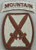 US Army 10th Mountain Division Desert Tan Patch with Mountain Tab Included