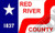 Apedes Red River County Texas Computer Tablet Decal Sticker 3x5 inches