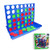 BEIMENG Connect 4 Shots Game-Foldable Line up 4 Game- Classic Strategy Family Toy- Travel Board Games for Kids and Adults