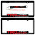 TRD SPORT -2- License Plate Frames  and  Lanyard Combo Toyota Racing Development 3D Letter Frame Brackets