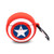 Marvel Airpods Case Superhero Character Airpod Cases I Compatible with Apple Airpods 1  and  2 -Captain America-