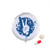 Blue Symbol Victory Design Illustration Pattern Pill Case Pocket Medicine Storage Box Container Dispenser