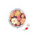 Red Yellow Flower Plant Pattern Pill Case Pocket Medicine Storage Box Container Dispenser