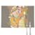 DIYthinker Buddhist Eighteen Arhats Figure Pattern Placemat Pad Kitchen Woven Heat Resistant Cushion Rectangle