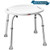 Carex Adjustable Bath and Shower Seat  Shower Stool - Aluminum Bath Seat - Shower Chair With Handle