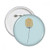 Bud Abstract Plants Art Pattern Round Pins Badge Button Clothing Decoration 5pcs Gift