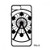 Ferris Wheel Amusement Park Black Silhouette for iPhone SE 2 New for Apple 78 Case Cover