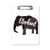 Elephant Black and White Animal Clipboard Folder Writing Pad Backing Plate A4