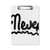 Never Funny Quote Handwrite Clipboard Folder Writing Pad Backing Plate A4