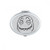 Wretched Black Cute Chat Happy Pattern Oval Mirror Portable Fold Hand Makeup Double Side Glasses