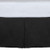 Tailored Crib Dust Ruffle 15 inches long, Black