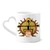 Egypt Figure Sun Totem Abstract Mug Coffee Ceramic Drinkware Glass Heart Cup