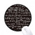 Summarize Mathematical Formulas Calculus Figure Mouse Pad Desktop Office Round Mat for Computer