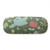 Dark Green Flower Plant Paint Glasses Case Eyeglasses Hard Shell Storage Spectacle Box