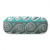Blue Wave Mexico Totems Ancient Civilization Glasses Case Eyeglasses Hard Shell Storage Spectacle Box