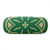 Green Talavera Style Decorative Pattern Glasses Case Eyeglasses Hard Shell Storage Spectacle Box