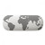 Simple Black Line World Map Pattern Glasses Case Eyeglasses Hard Shell Storage Spectacle Box