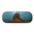 Blue Sky Red Earth Mummy Glasses Case Eyeglasses Hard Shell Storage Spectacle Box