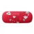 Valentine's Day Red White Heart Glasses Case Eyeglasses Hard Shell Storage Spectacle Box
