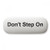 Don't Step On Black Symbol Pattern Glasses Case Eyeglasses Hard Shell Storage Spectacle Box