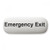 Emergency Exit Black Symbol Pattern Glasses Case Eyeglasses Hard Shell Storage Spectacle Box