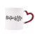 Culture Sanskrit Character Figure Pattern Heat Sensitive Mug Red Color Changing Stoneware Cup