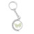 Green Butterfly Kite Rotatable Keyholder Ring Disc Accessories Chain Clip