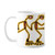 Egypt Figure Roller Skating Pattern Mug Pottery Ceramic Coffee Porcelain Cup Tableware