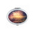 Golden Space Nebula Cosc Pattern Mirror Portable Fold Hand Makeup Double Side Glasses