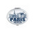 Paris France Flag Eiffel Tower Architecture Mirror Portable Fold Hand Makeup Double Side Glasses