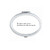 We Know Not What We May Be Mirror Portable Fold Hand Makeup Double Side Glasses
