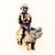 Putin Riding A Bear Figurine Decorative Animal Statue Bronze Miniature Figure