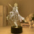Anime?Game? Animal YuanShen ?Impact ?3D LED Atmosphere Illusion Sunset Lamp Hot Anime Figure Game Night Light for Indoor Bedroom Decor Indie Kids Gifttouch Control