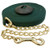 Intrepid International Poly Lunge Line with Chain and Rubber Stopper, Green