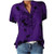 Womens Summer Tops, Womens Shirt Plus Size Button Up Short Sleeve V Neck Print Pocket Blouse T-Shirt Tunic Tops Purple